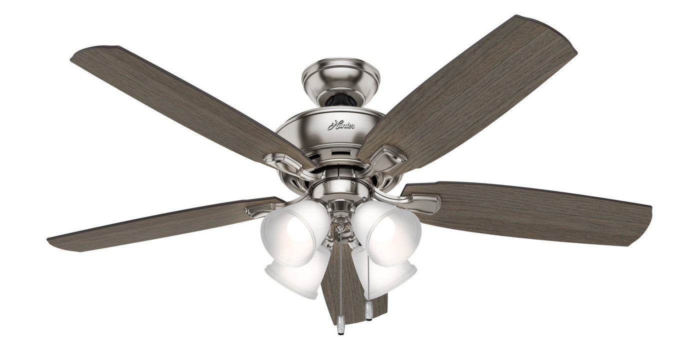 Hunter 52" Amberlin Ceiling Fan with LED Light Kit and Pull Chains