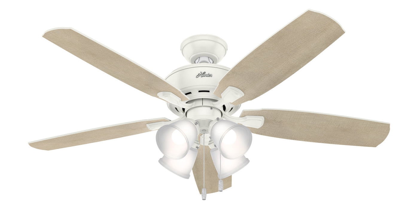 Hunter 52" Amberlin Ceiling Fan with LED Light Kit and Pull Chains