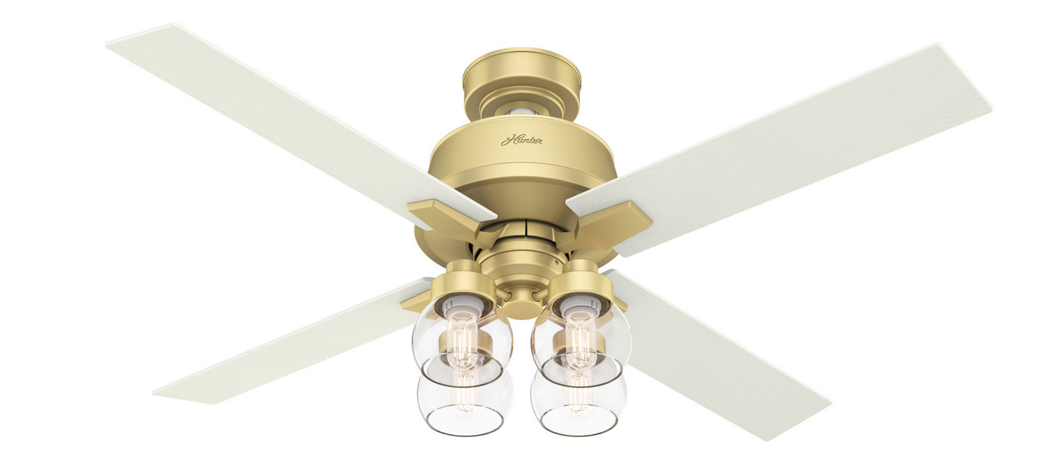 Hunter 52" Vivien Ceiling Fan with LED Light Kit and Handheld Integrated Control System