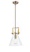 Innovations - 411-1S-BB-10CL - One Light Mini Pendant - Newton - Brushed Brass