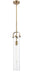 Innovations - 413-1S-BB-4CL - One Light Mini Pendant - Restoration - Brushed Brass