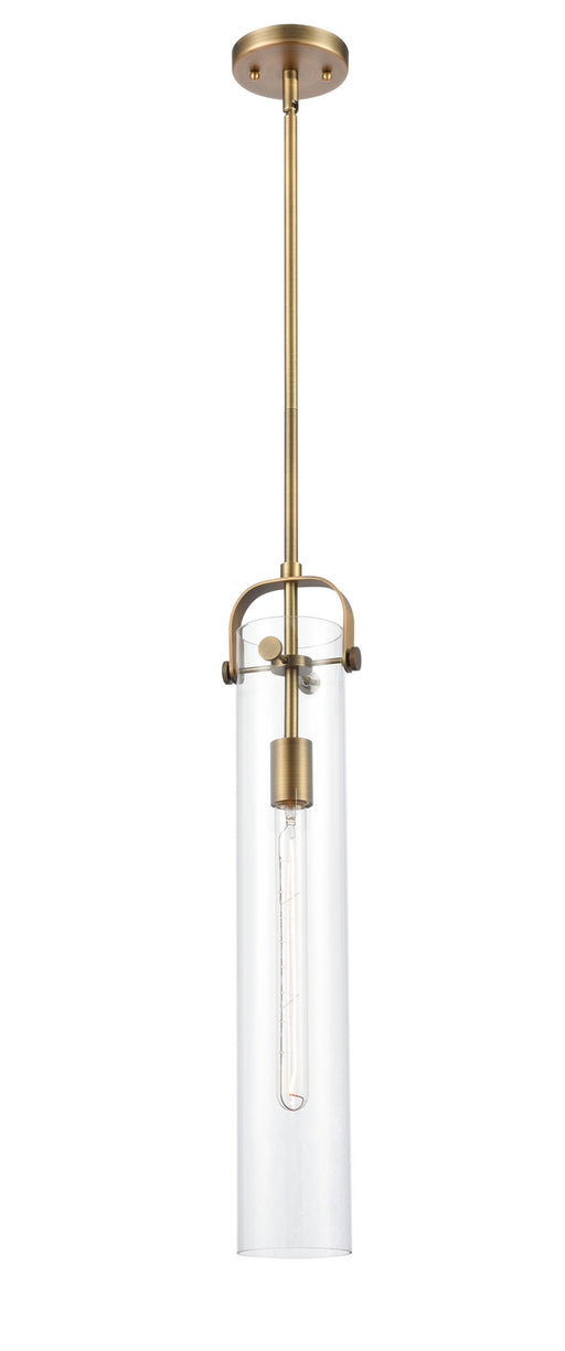Innovations - 413-1S-BB-4CL - One Light Mini Pendant - Restoration - Brushed Brass