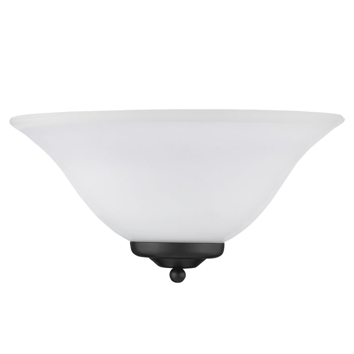 One Light Wall Sconce from the Multi-Family collection in Matte Black finish