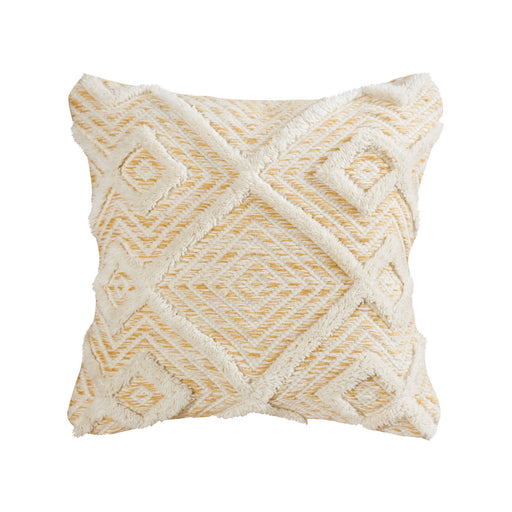 ELK Home - 908330-P - Pillow - Cover Only - Maribel - Pale Mustard, Off-White, Off-White