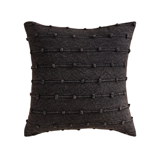 ELK Home - 908491-P - Pillow - Cover Only - Charcoal Knots - Charcoal