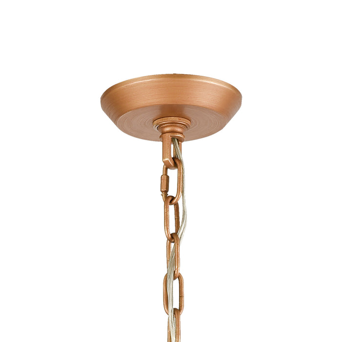 11 Light Chandelier from the Naples collection in Matte Gold finish