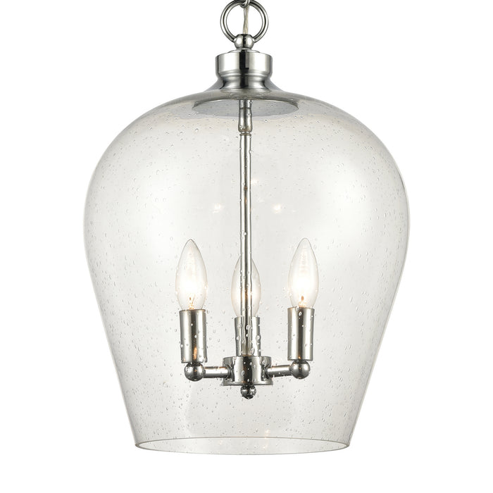 Three Light Pendant from the Darlene collection in Polished Chrome finish