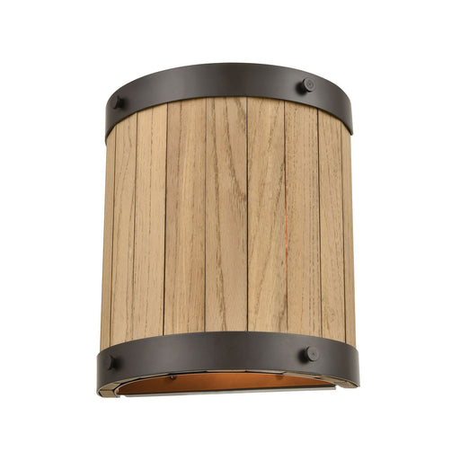 ELK Home - 33360/2 - Two Light Wall Sconce - Wooden Barrel - Oil Rubbed Bronze