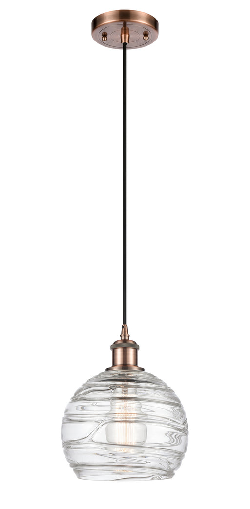 Innovations - 516-1P-AC-G1213-8 - One Light Mini Pendant - Ballston - Antique Copper