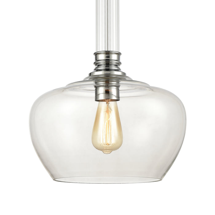 One Light Pendant from the Glasgow collection in Polished Chrome finish