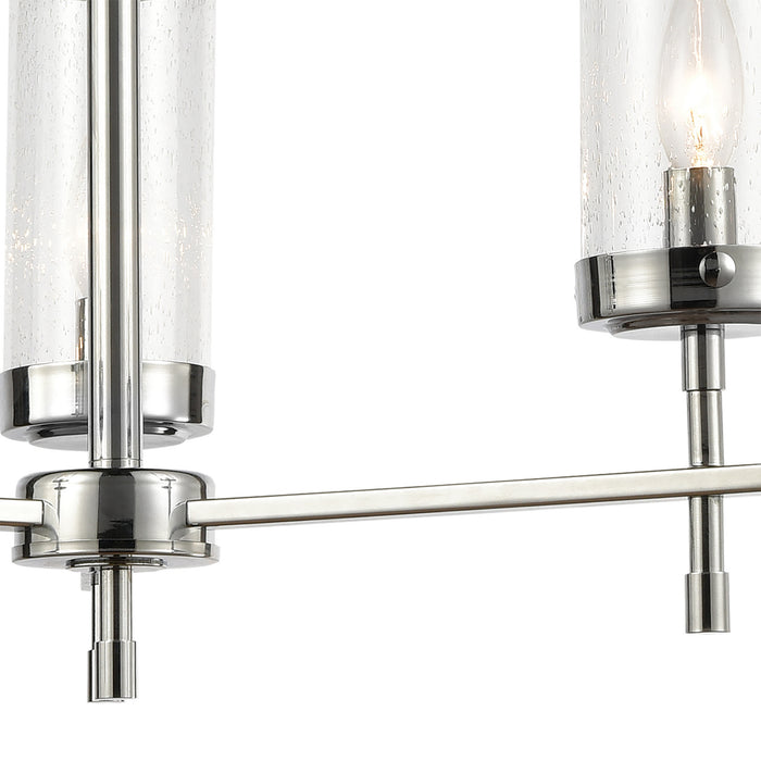 Three Light Chandelier from the Melinda collection in Polished Chrome finish