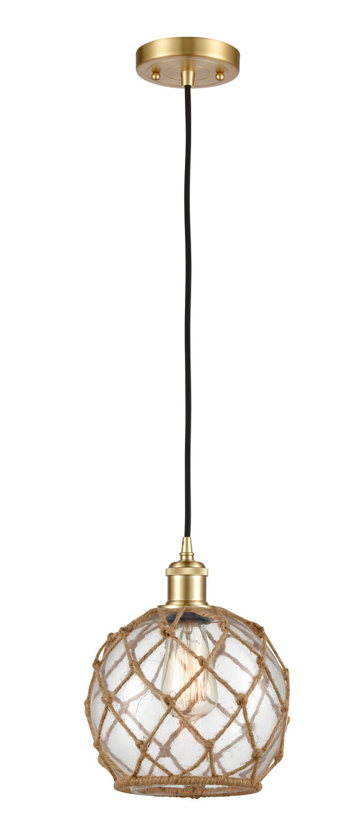 Innovations - 516-1P-SG-G122-8RB - One Light Mini Pendant - Ballston - Satin Gold