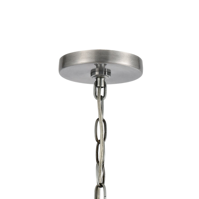 One Light Outdoor Pendant from the Crested Butte collection in Antique Brushed Aluminum finish