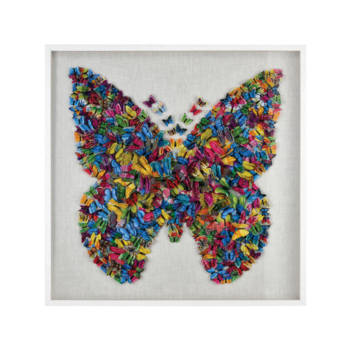 ELK Home - 3168-082 - Wall Art - Butterfly - White