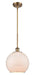 Innovations - 516-1S-BB-G121-10CSN - One Light Pendant - Ballston - Brushed Brass