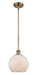 Innovations - 516-1S-BB-G121-8CSN - One Light Pendant - Ballston - Brushed Brass