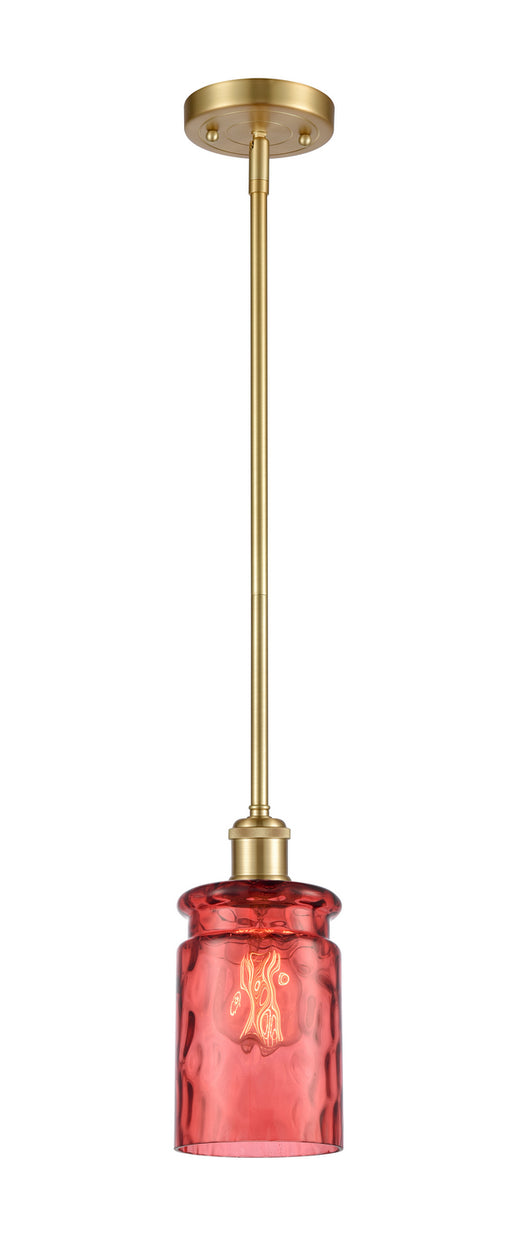 Innovations - 516-1S-SG-G352-RD - One Light Mini Pendant - Ballston - Satin Gold