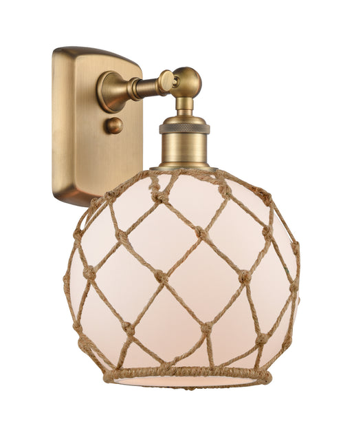 Innovations - 516-1W-BB-G121-8RB - One Light Wall Sconce - Ballston - Brushed Brass