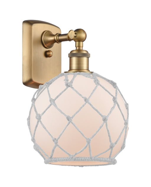 Innovations - 516-1W-BB-G121-8RW - One Light Wall Sconce - Ballston - Brushed Brass
