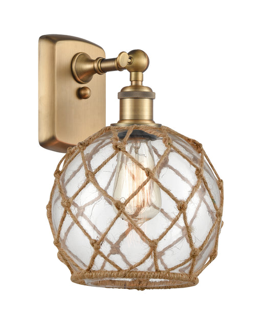 Innovations - 516-1W-BB-G122-8RB - One Light Wall Sconce - Ballston - Brushed Brass