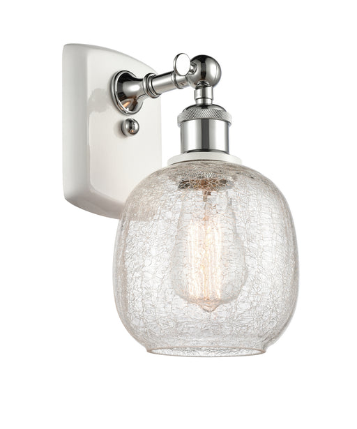 Innovations - 516-1W-WPC-G105 - One Light Wall Sconce - Ballston - White and Polished Chrome