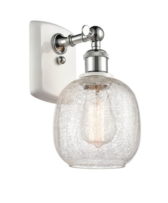 Innovations - 516-1W-WPC-G105 - One Light Wall Sconce - Ballston - White and Polished Chrome