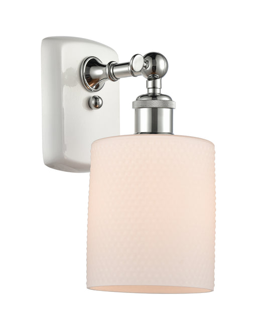 Innovations - 516-1W-WPC-G111 - One Light Wall Sconce - Ballston - White and Polished Chrome