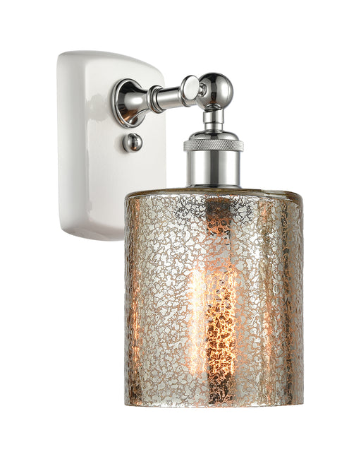 Innovations - 516-1W-WPC-G116 - One Light Wall Sconce - Ballston - White and Polished Chrome