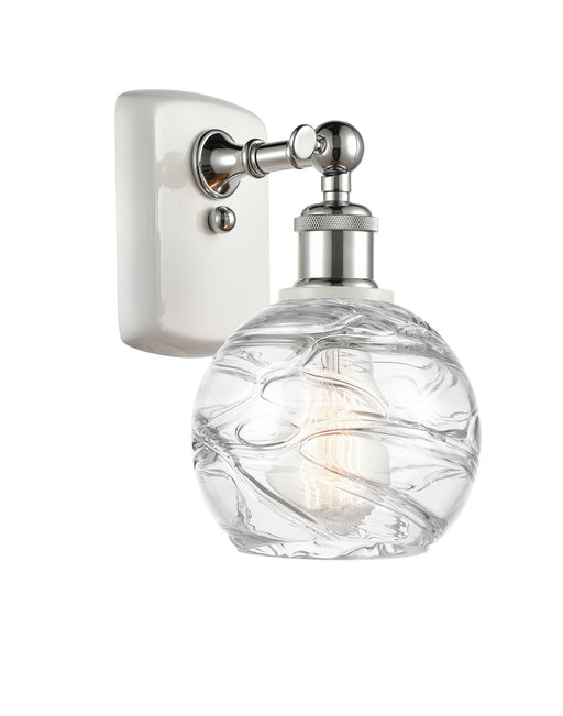 Innovations - 516-1W-WPC-G1213-6 - One Light Wall Sconce - Ballston - White and Polished Chrome
