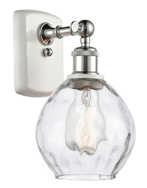 Innovations - 516-1W-WPC-G362 - One Light Wall Sconce - Ballston - White and Polished Chrome