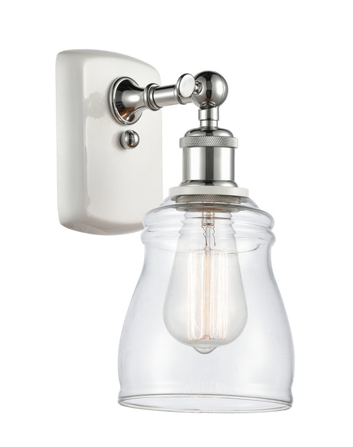 Innovations - 516-1W-WPC-G392 - One Light Wall Sconce - Ballston - White and Polished Chrome