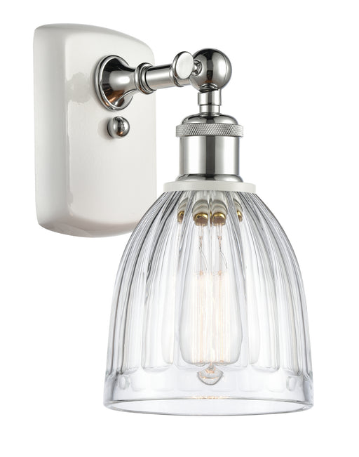 Innovations - 516-1W-WPC-G442 - One Light Wall Sconce - Ballston - White and Polished Chrome