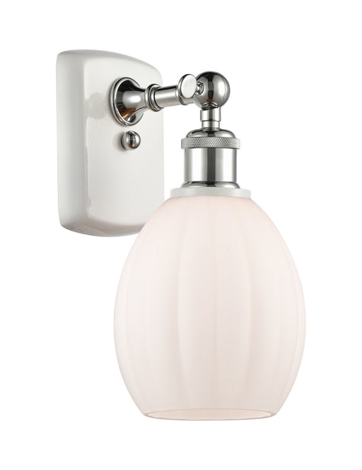Innovations - 516-1W-WPC-G81 - One Light Wall Sconce - Ballston - White and Polished Chrome
