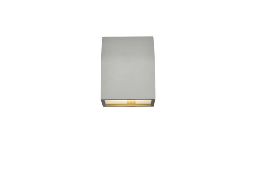 Elegant Lighting - LDOD4004S - LED Outdoor Wall Lamp - Raine - Silver