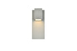 Elegant Lighting - LDOD4007S - LED Outdoor Wall Lamp - Raine - Silver