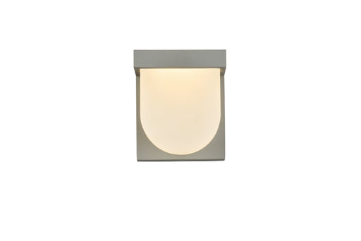 Elegant Lighting - LDOD4009S - LED Outdoor Wall Lamp - Raine - Silver
