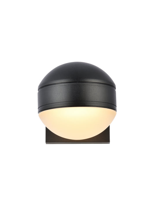 Elegant Lighting - LDOD4011BK - LED Outdoor Wall Lamp - Raine - Black