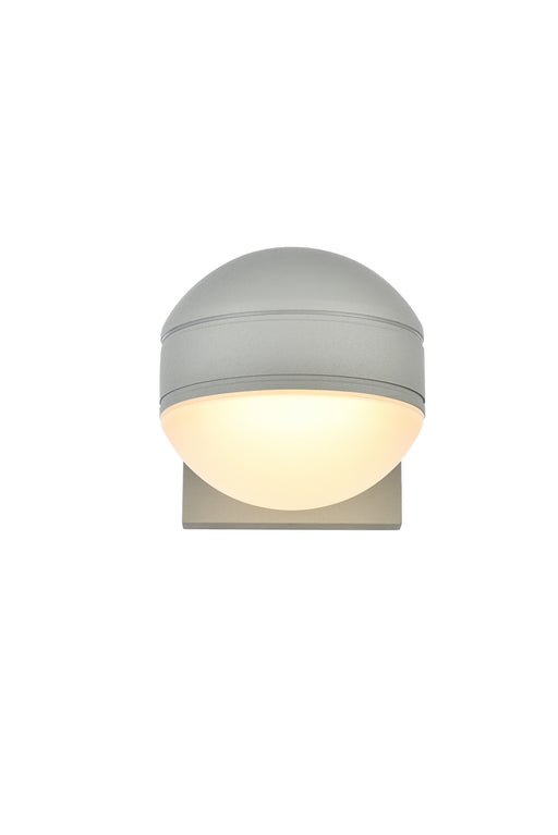 Elegant Lighting - LDOD4011S - LED Outdoor Wall Lamp - Raine - Silver