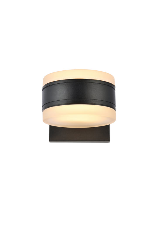 Elegant Lighting - LDOD4012BK - LED Outdoor Wall Lamp - Raine - Black