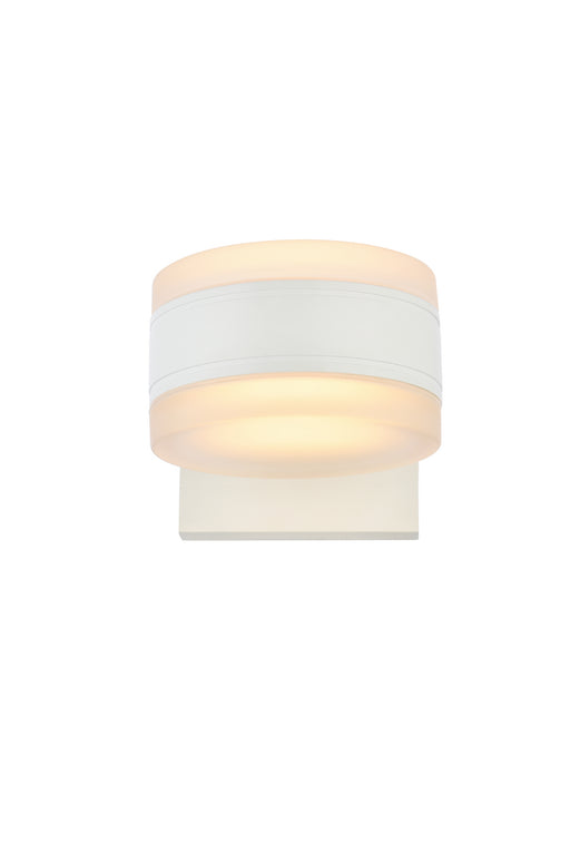 Elegant Lighting - LDOD4012WH - LED Outdoor Wall Lamp - Raine - White