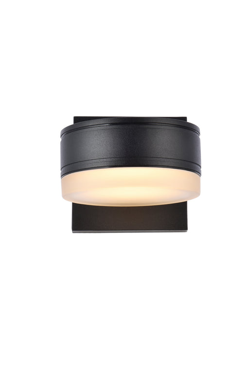 Elegant Lighting - LDOD4013BK - LED Outdoor Wall Lamp - Raine - Black