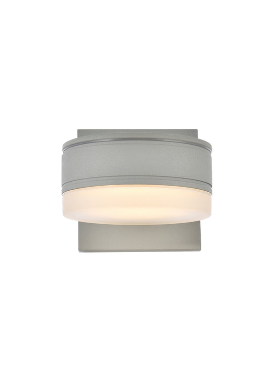 Elegant Lighting - LDOD4013S - LED Outdoor Wall Lamp - Raine - Silver