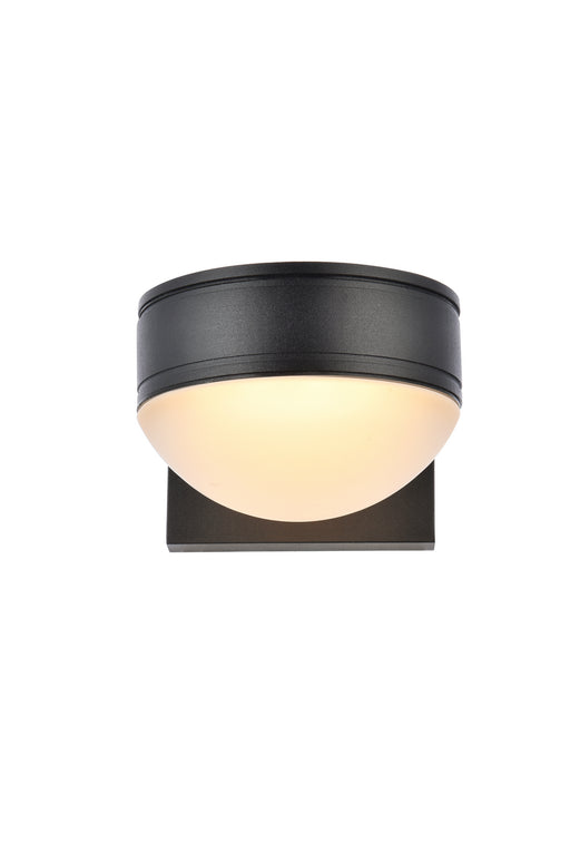 Elegant Lighting - LDOD4014BK - LED Outdoor Wall Lamp - Raine - Black