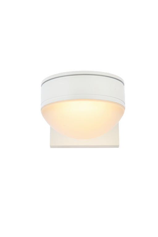 Elegant Lighting - LDOD4014WH - LED Outdoor Wall Lamp - Raine - White