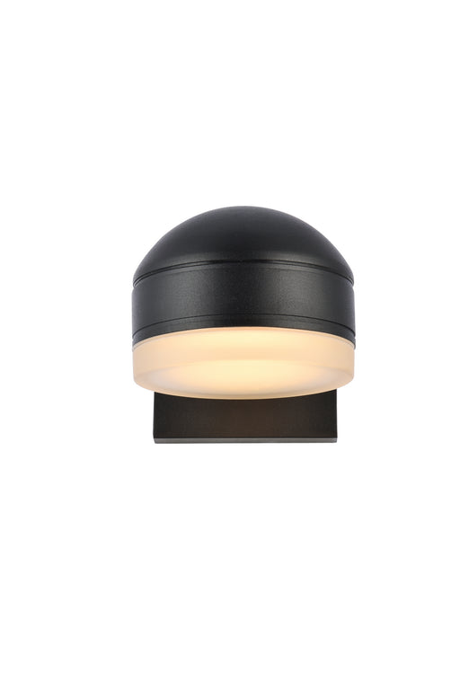 Elegant Lighting - LDOD4015BK - LED Outdoor Wall Lamp - Raine - Black