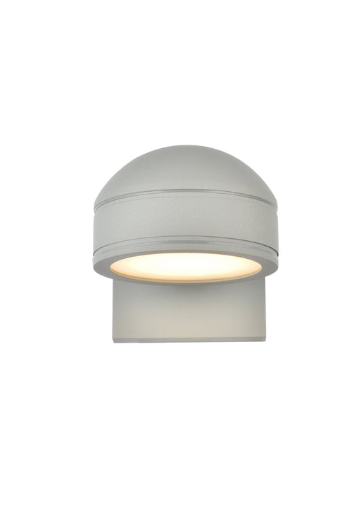 Elegant Lighting - LDOD4016S - LED Outdoor Wall Lamp - Raine - Silver