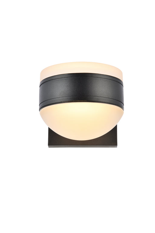 Elegant Lighting - LDOD4017BK - LED Outdoor Wall Lamp - Raine - Black