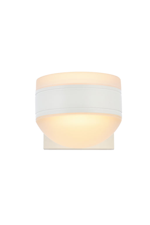 Elegant Lighting - LDOD4017WH - LED Outdoor Wall Lamp - Raine - White