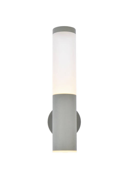 Elegant Lighting - LDOD4020S - LED Outdoor Wall Lamp - Raine - Silver