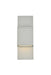 Elegant Lighting - LDOD4024S - LED Outdoor Wall Lamp - Raine - Silver